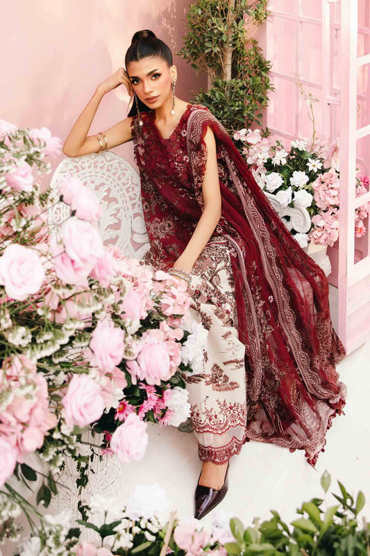 M PRINTS BY MARIA B UNSTITCHED 3PC | MPT-2608-A