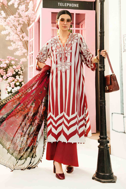 M PRINTS BY MARIA B UNSTITCHED 3PC | MPT-2609-A