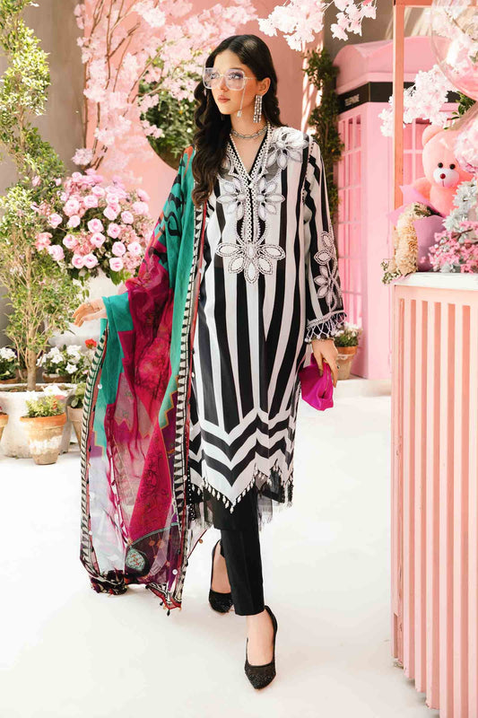 M PRINTS BY MARIA B UNSTITCHED 3PC | MPT-2609-B