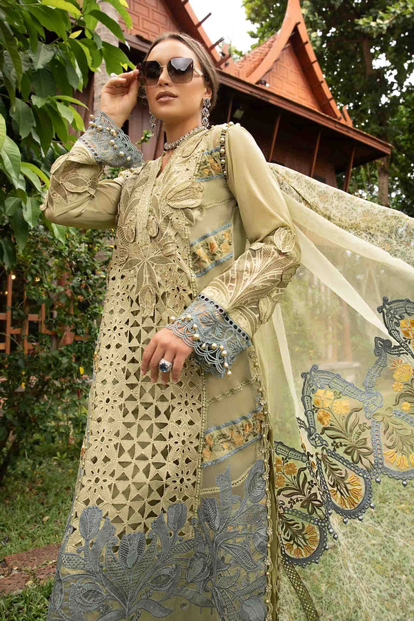 MARIA B EID LUXURY LAWN UN-STITCHED 3PC | D-10