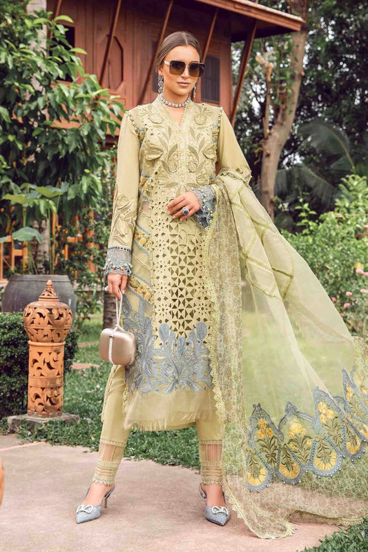 MARIA B EID LUXURY LAWN UN-STITCHED 3PC | D-10