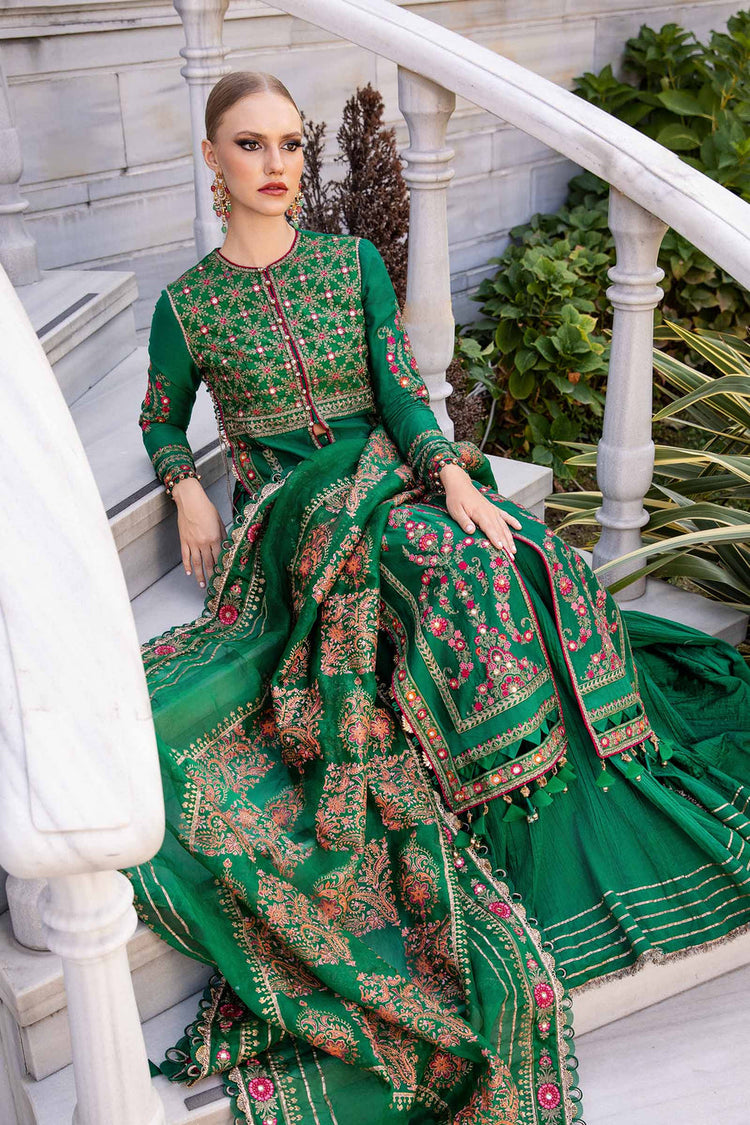 Unstitched Embroidered Cotton Satin Suit | CST-811