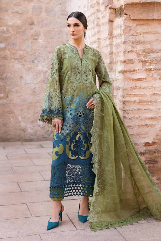 MARIA B LUXURY UNSTITCHED LUXURY  LAWN | D-2501-A