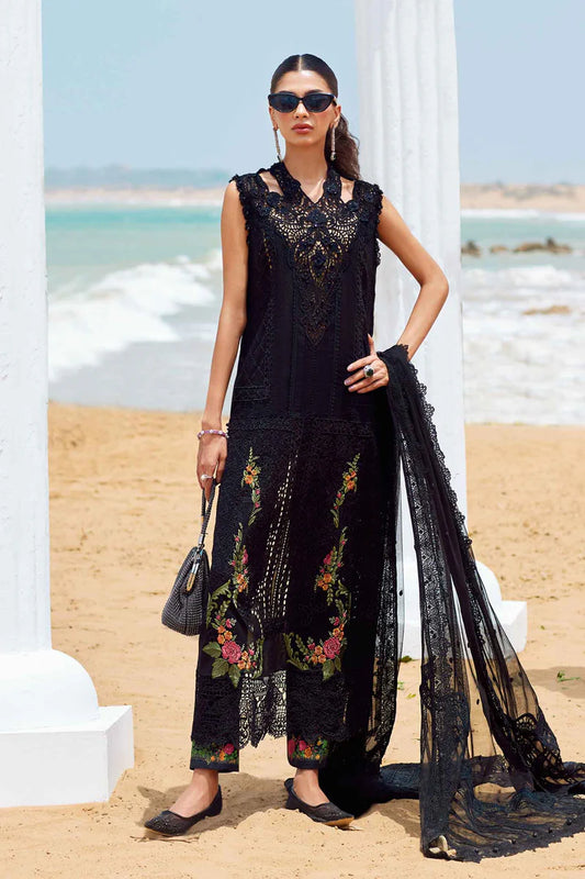 MARIA B LUXURY LAWN UNSTITCHED 2025 D-01