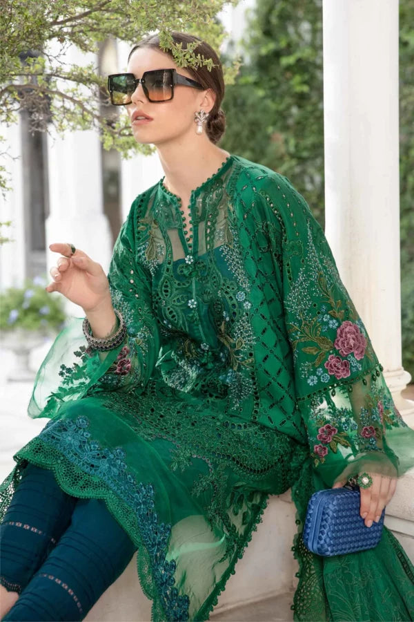 MARIA B EID LUXURY LAWN UN-STITCHED 3PC | D-02