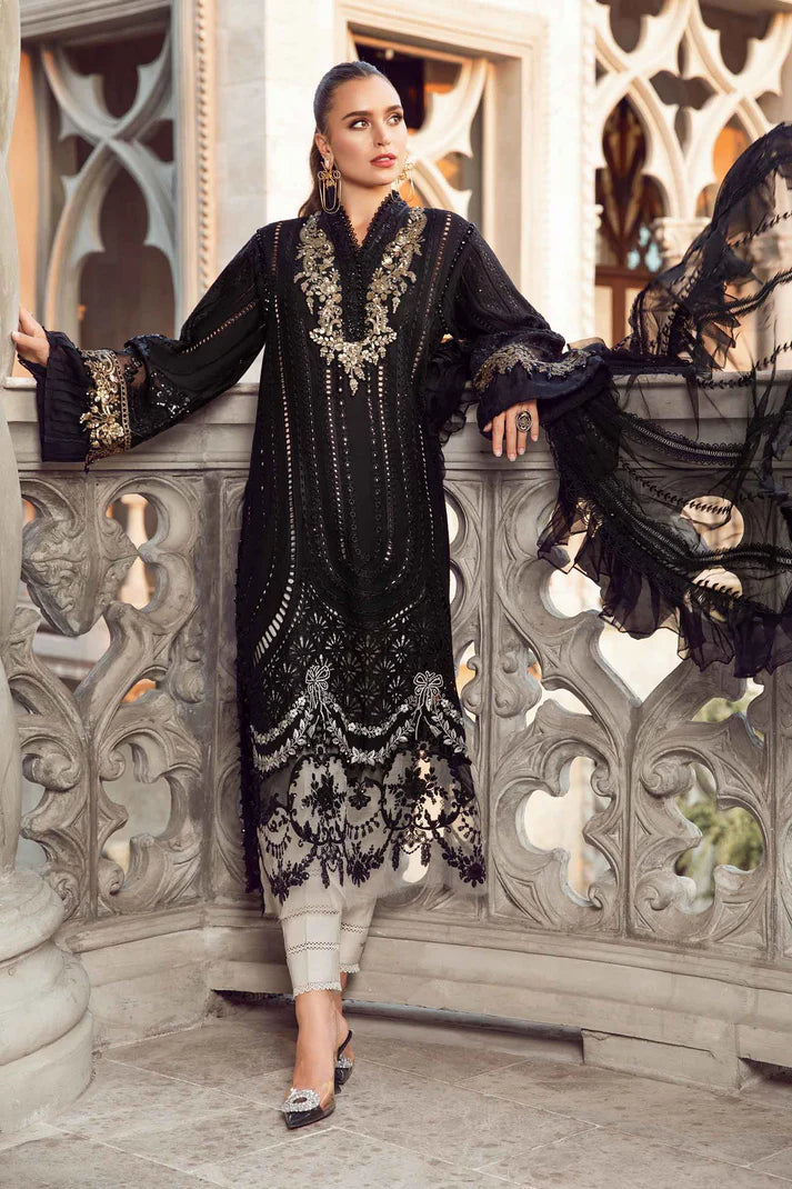 MARIA B EID LUXURY LAWN UN-STITCHED 3PC | D-03