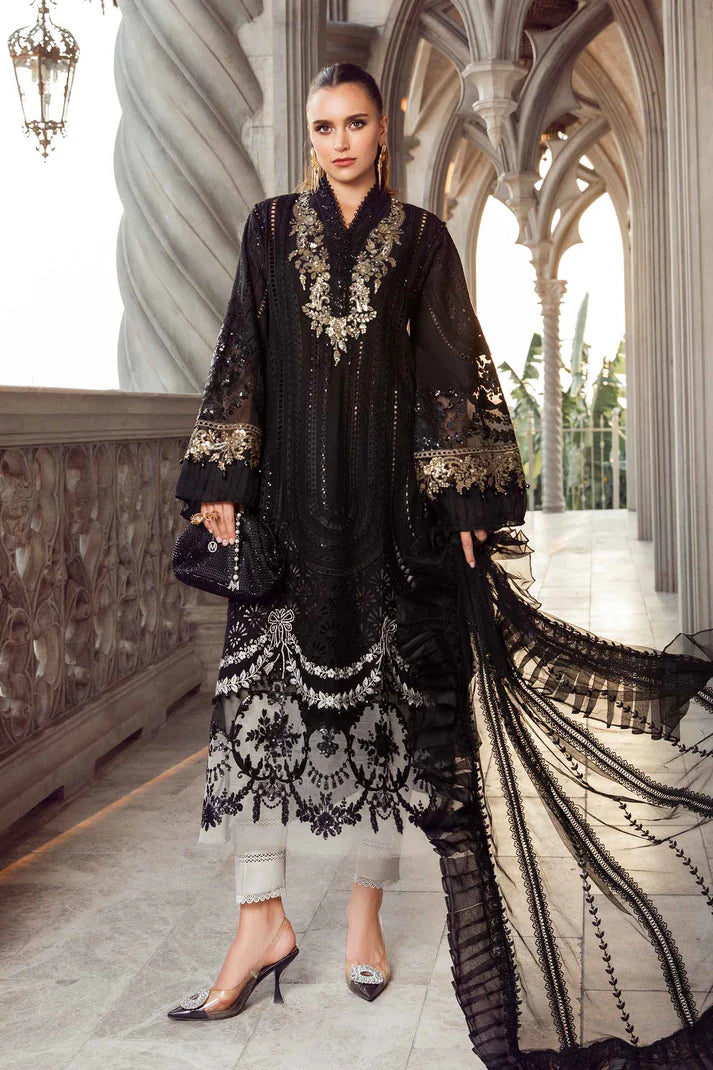 MARIA B EID LUXURY LAWN UN-STITCHED 3PC | D-03