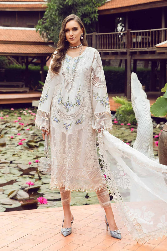 MARIA B EID LUXURY LAWN UN-STITCHED 3PC | D-04