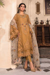 MARIA-B UNSTITCHED 3PC BRIDAL | Mustard BD-2606