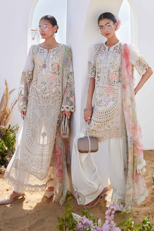 MARIA B LUXURY LAWN UNSTITCHED 2025 D-07