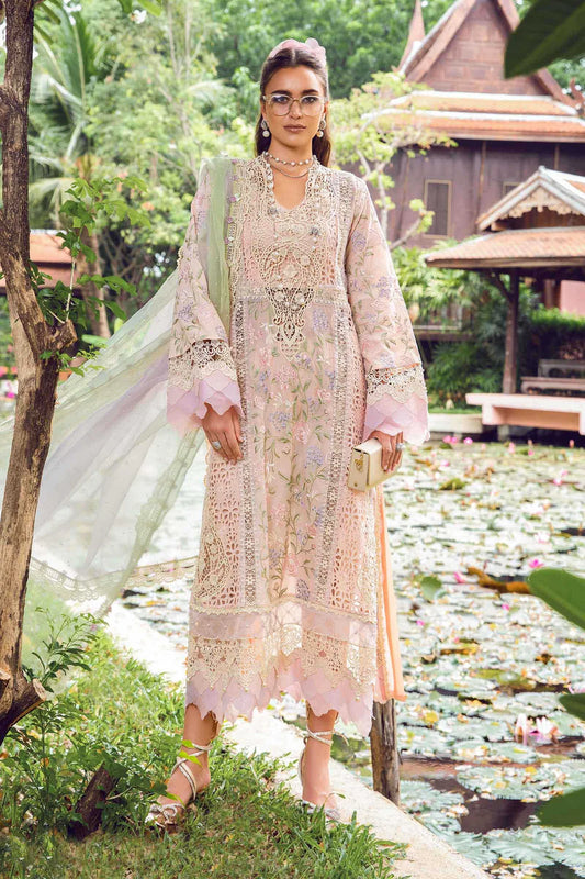 MARIA B EID LUXURY LAWN UN-STITCHED 3PC | D-07