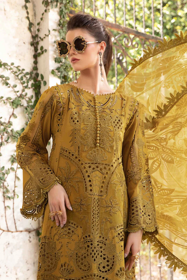 MARIA B EID LUXURY LAWN UN-STITCHED 3PC | D-08