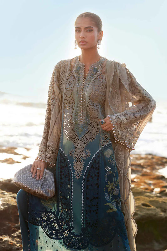 MARIA B LUXURY LAWN UNSTITCHED 2025 D-08