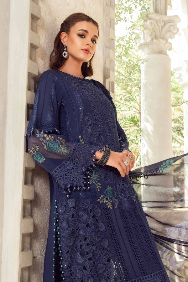 MARIA B EID LUXURY LAWN UN-STITCHED 3PC | D-09