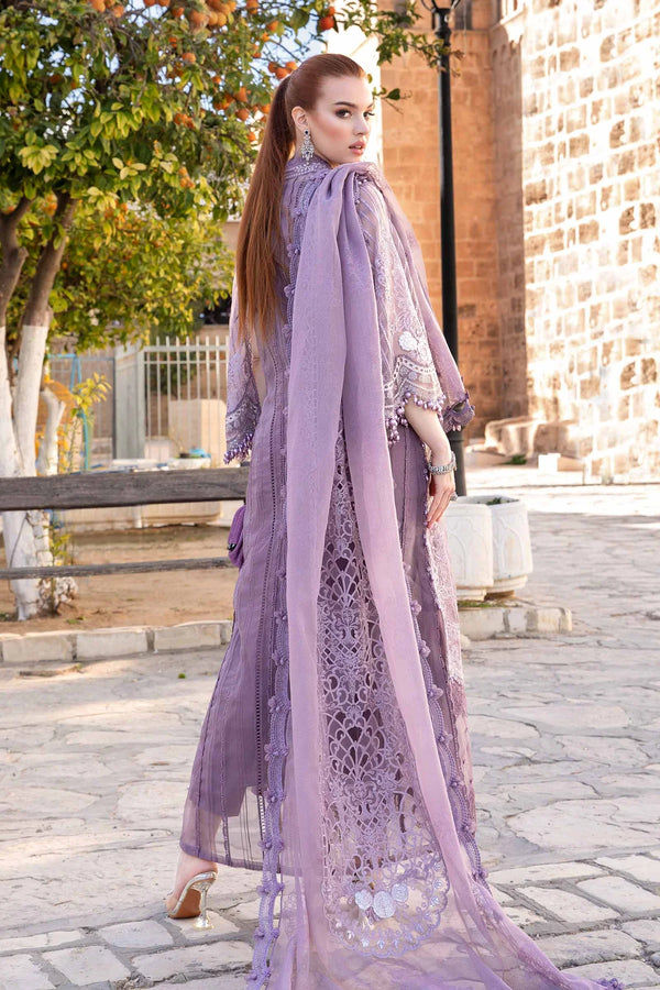 MARIA B LUXURY UN-STICHED 3 PC|1A