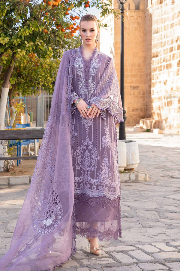 MARIA B LUXURY UN-STICHED 3 PC|1A