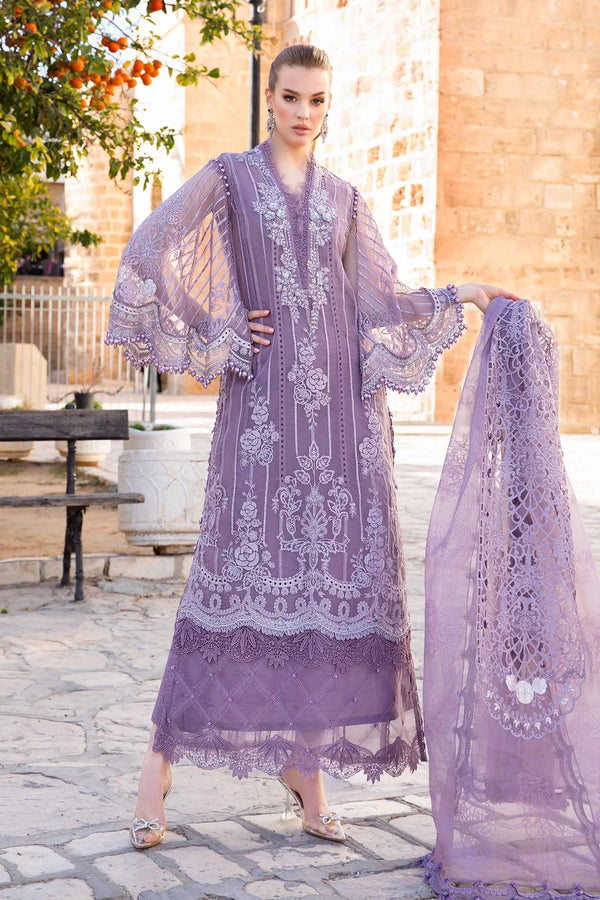 MARIA B LUXURY UN-STICHED 3 PC|1A