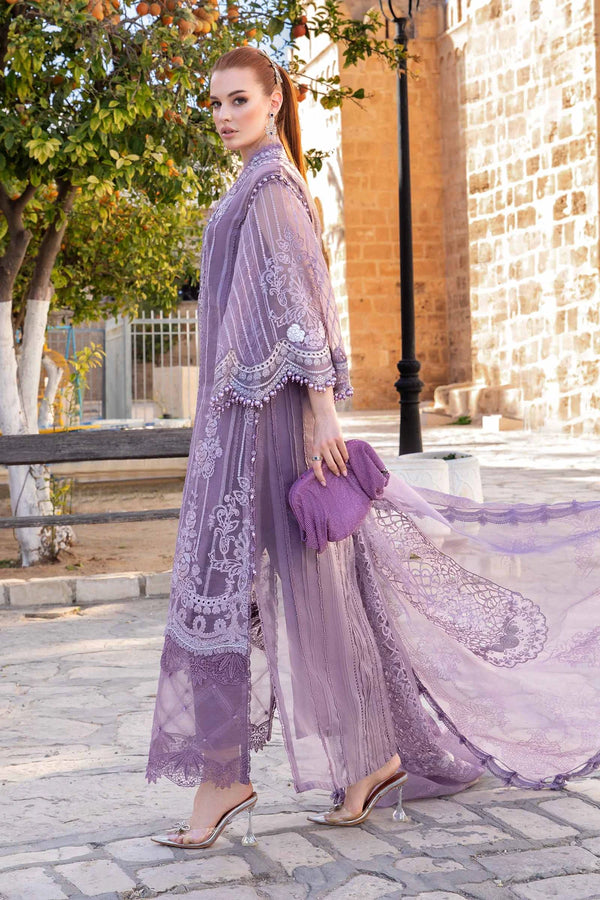 MARIA B LUXURY UN-STICHED 3 PC|1A