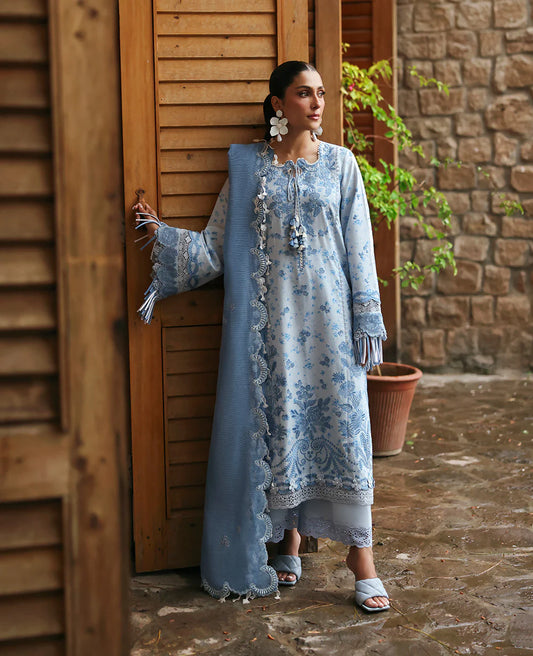 TALIA BY REPUBLIC UN-STITCHED 3PC | D2-B - Mireya