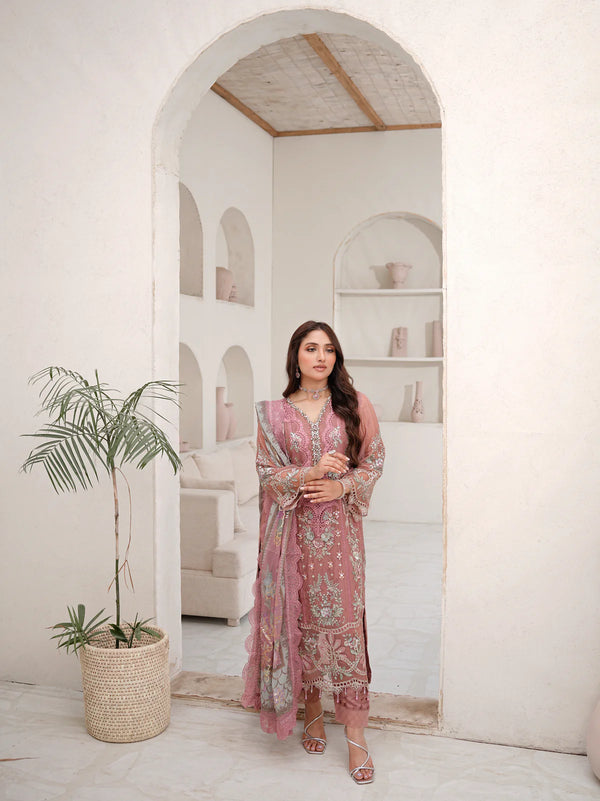 SAHOOR BY NOOR'S SEMI-STITCHED 3PC | D-02