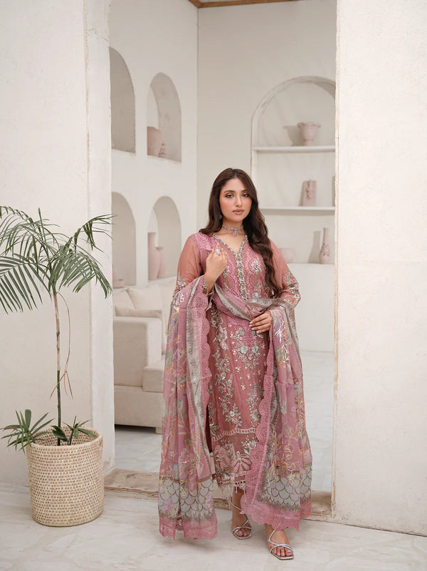 SAHOOR BY NOOR'S SEMI-STITCHED 3PC | D-02