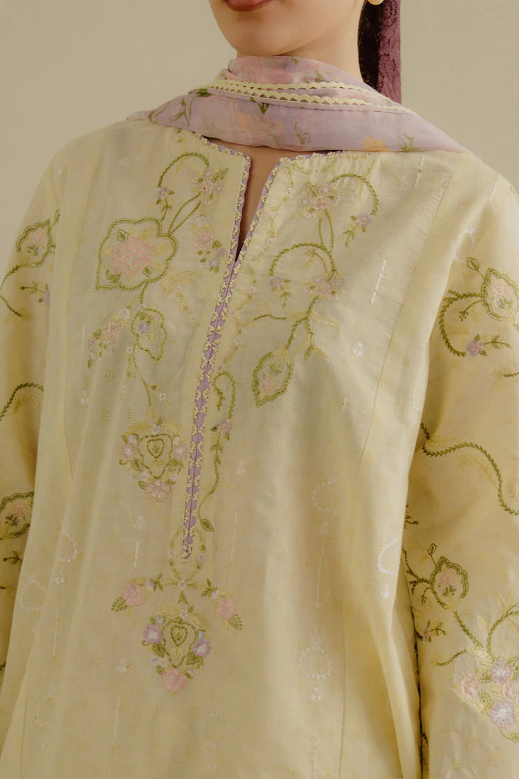 COCO BY ZARA SHAHJAHAN UN-STITCHED 3PC | Elva-1A