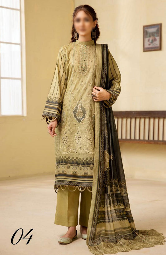 Mahees Ghazal Embroidered Lawn