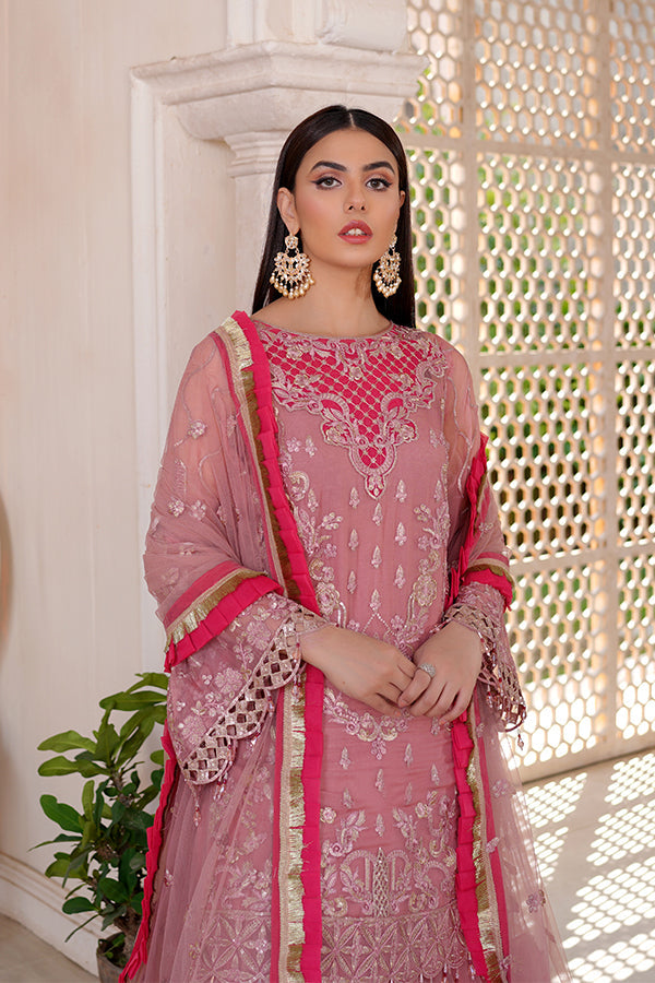 MISAAL BY MARYAM'S LUXURY CHIFFON 3PC SUITS M-308