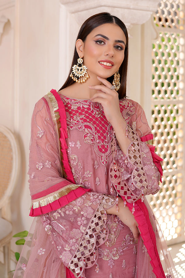 MISAAL BY MARYAM'S LUXURY CHIFFON 3PC SUITS M-308