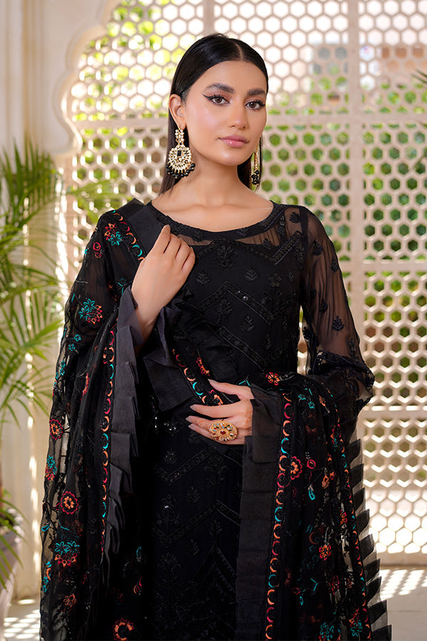 MISAAL BY MARYAM'S LUXURY CHIFFON 3PC SUITS M-310