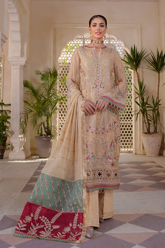 MISAAL BY MARYAM'S LUXURY CHIFFON 3PC SUITS M-309