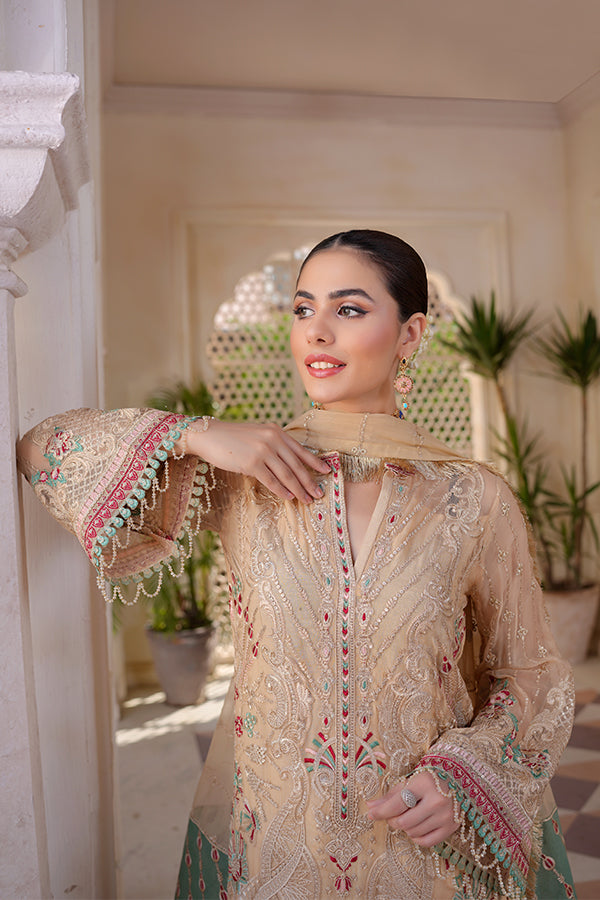 MISAAL BY MARYAM'S LUXURY CHIFFON 3PC SUITS M-309