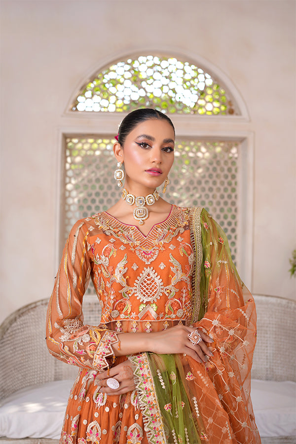 MISAAL BY MARYAM'S LUXURY CHIFFON 3PC SUITS M-302