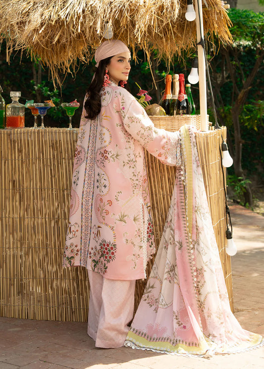 COCKTAIL BY SARDINIA UNSTITCHED LAWN 1003 PINK PUNCH