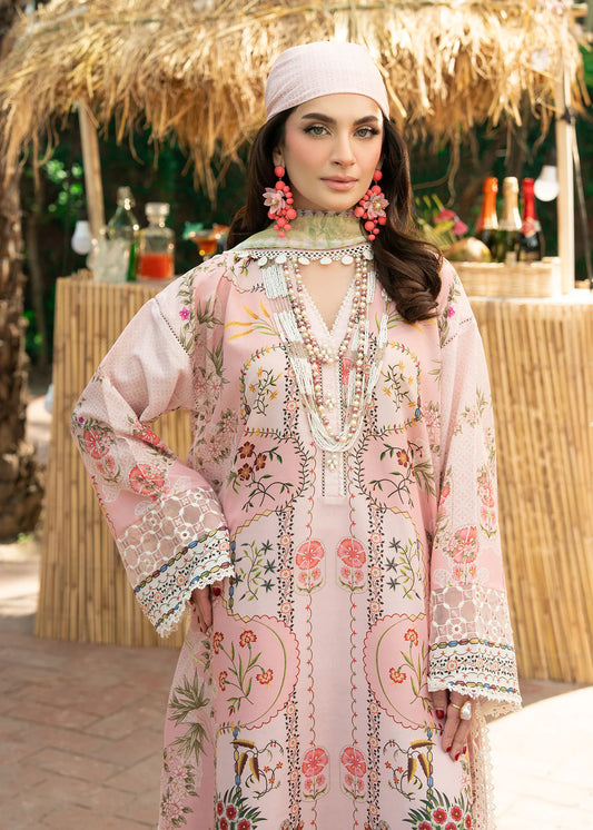 COCKTAIL BY SARDINIA UNSTITCHED LAWN 1007 CITRUS FIZZ