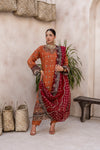 EMBROIDRED CHIFFON ZFHS-004