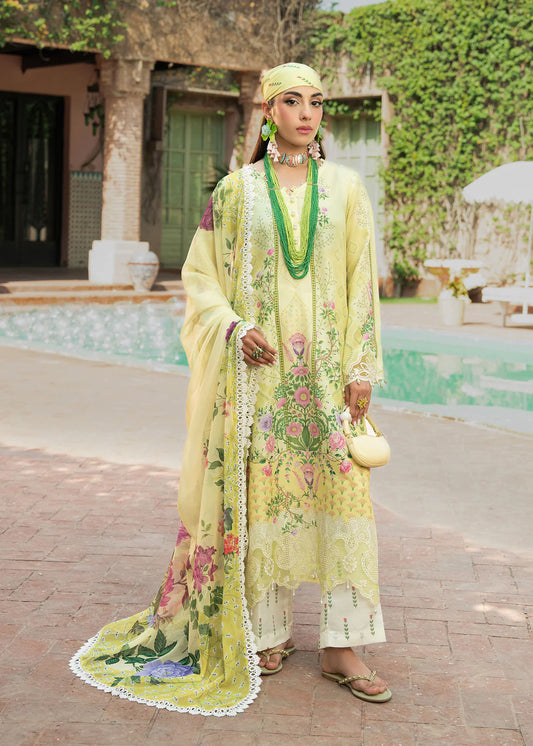COCKTAIL BY SARDINIA UNSTITCHED LAWN 1001 LEMON SPRITZ