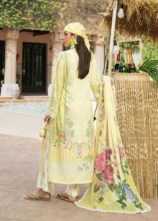 COCKTAIL BY SARDINIA UNSTITCHED LAWN 1001 LEMON SPRITZ
