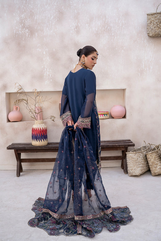 EMBROIDRED CHIFFON ZFHS-005