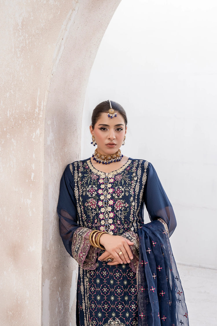 EMBROIDRED CHIFFON ZFHS-005