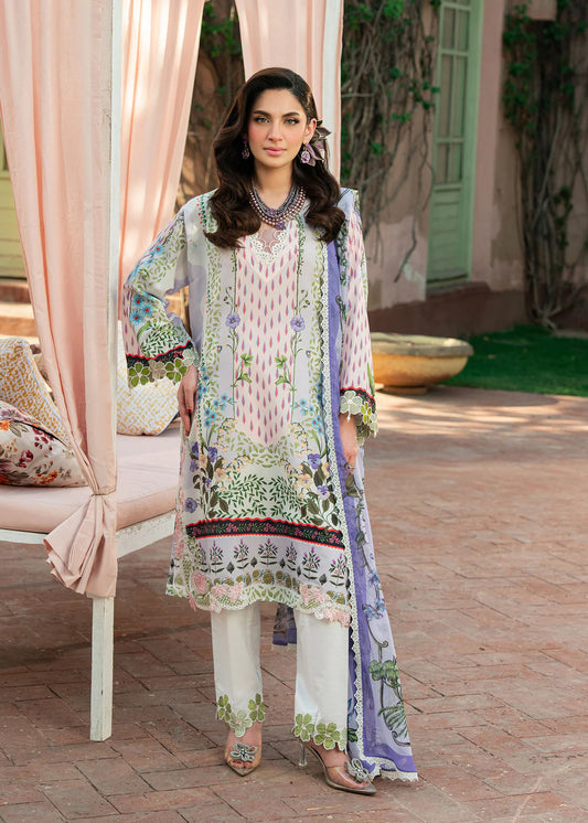 COCKTAIL BY SARDINIA UNSTITCHED LAWN 1004 LAVENDER LATTE