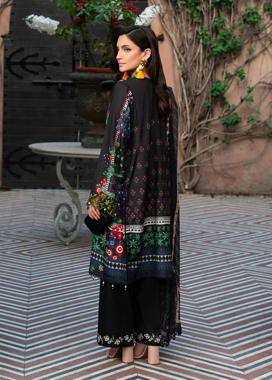 COCKTAIL BY SARDINIA UNSTITCHED LAWN 1002 ESPRESSO