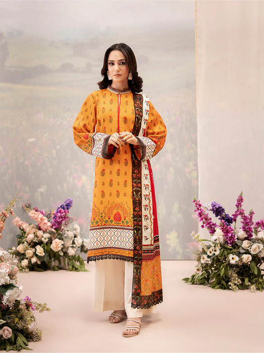 RAHA BY RAJBARI LAWN UN-STITCHED 3PC | D-07