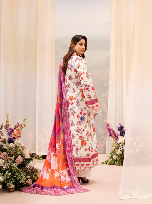 RAHA BY RAJBARI LAWN UN-STITCHED 3PC | D-03
