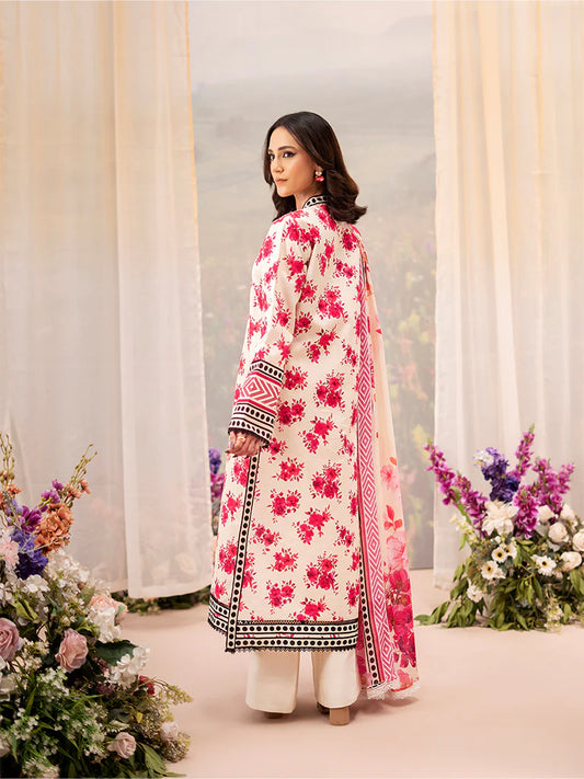RAHA BY RAJBARI LAWN UN-STITCHED 3PC | D-08