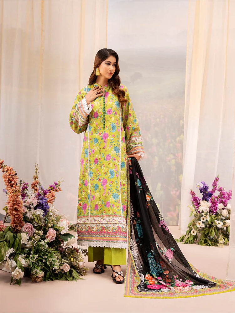 RAHA BY RAJBARI LAWN UN-STITCHED 3PC | D-06