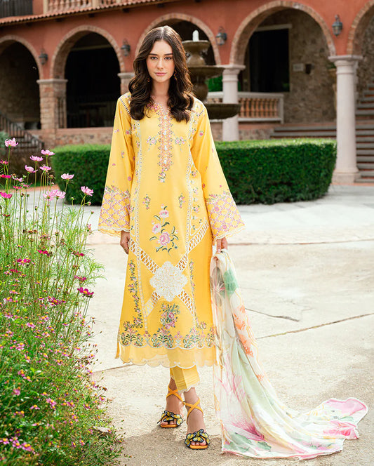 SUMMER REVERIE ROHEENAZ LUXURY LAWN (RUNSS250403B)) LUNARA