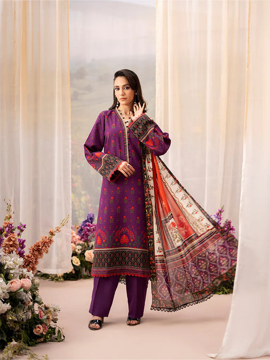 RAHA BY RAJBARI LAWN UN-STITCHED 3PC | D-02