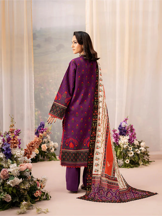 RAHA BY RAJBARI LAWN UN-STITCHED 3PC | D-02
