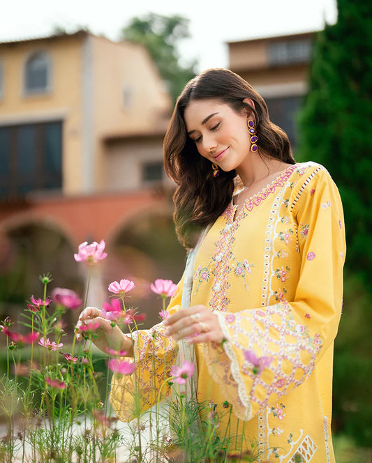 SUMMER REVERIE ROHEENAZ LUXURY LAWN (RUNSS250403B)) LUNARA